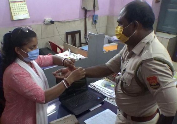 BJP celebrated Rakhi-Bandhan festival in Tripura BJP celebrated Rakhi-Bandhan festival in Tripura